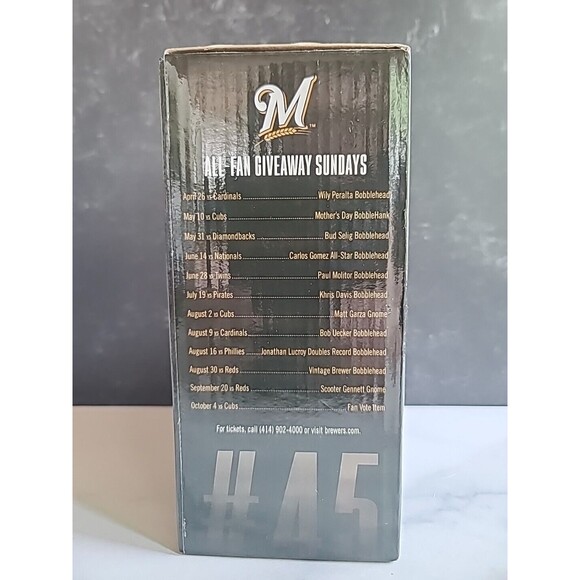 Brewers Bobblehead 2015 Rob Deer - Picture 10 of 10